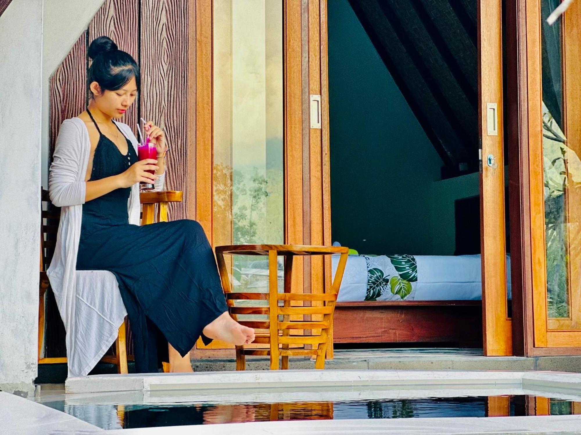 Ampik Batur With Private Hot Springs Bed & Breakfast Kubupenlokan Bagian luar foto